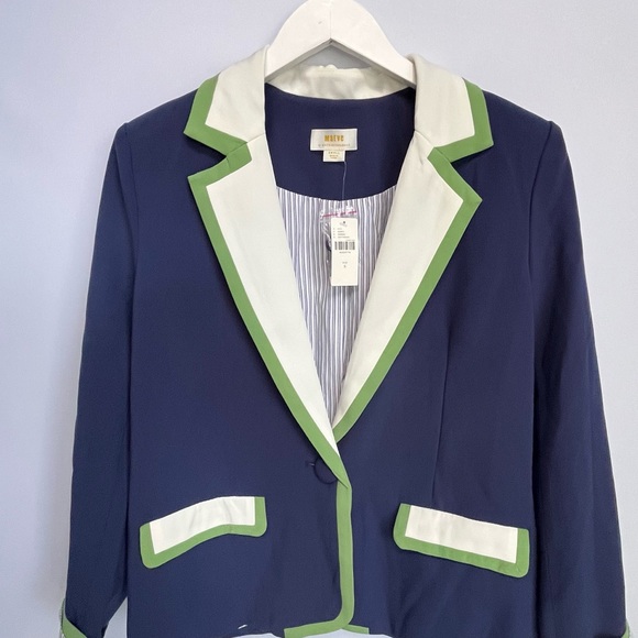 NWT Anthropologie Maeve Colorblock Blazer size S - Picture 11 of 15